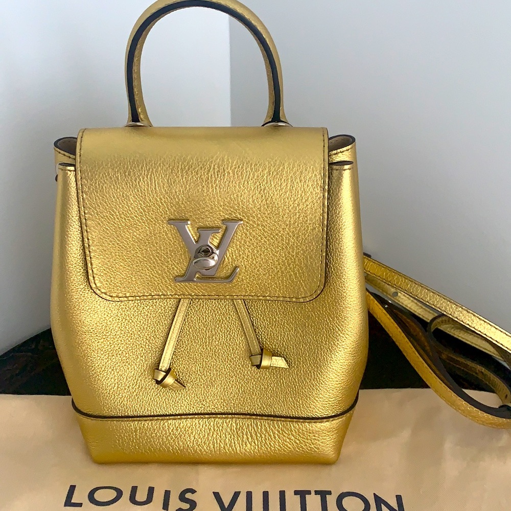 Louis Vuitton Lockme Backpack Mini size. Limited edition Colour.